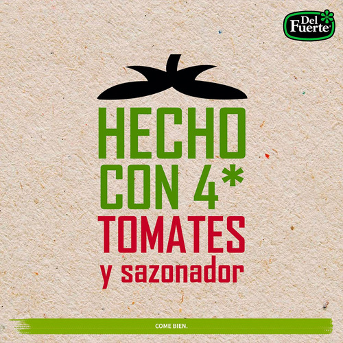 Tomates Molidos Del Fuerte Sazonados 210g