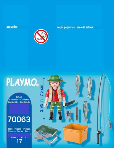Playmobil 70063 Pescador No Rio Special Plus Prod. Europ.