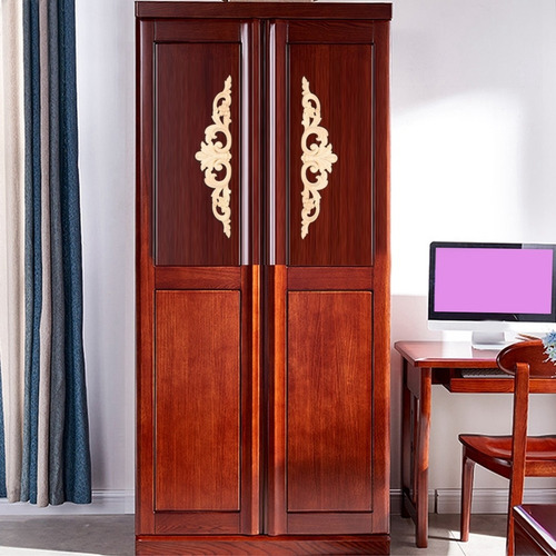 Apliques Tallados Estilo Europeo Madera Flor Muebles Hogar