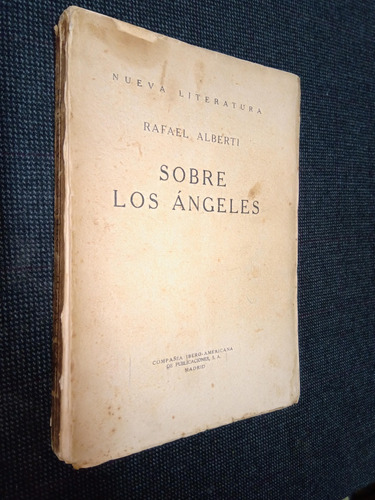 Sobre Los Angeles 1927 1928 Rafael Alberti 1ra Edicion
