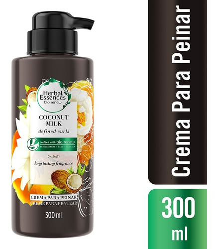 Crema Peinar Herbal Essences Bio Renew Coconut Oil 300ml