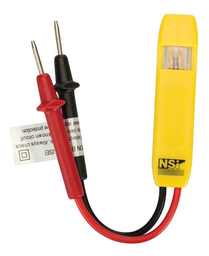 Probador De Voltaje Nsi Industries Tes-111 Sonda Gemela 80-2 Color