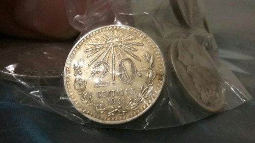 Moneda 20 Centavos 1941