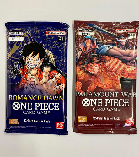 One Piece 1 Romance Dawn Y 1 Paramount War Booster Pack