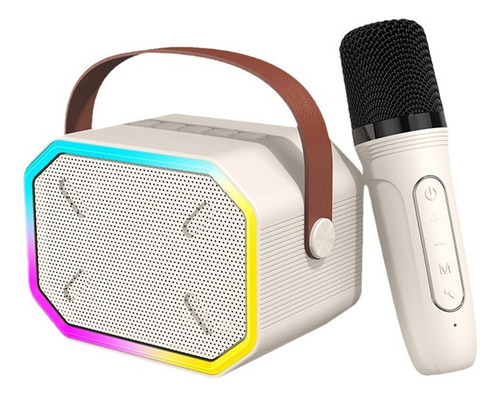 Set De Mini Máquina De Karaoke Con Micrófono Inalámbrico Con