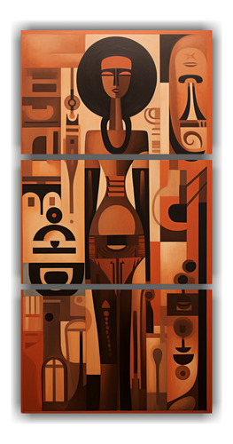 90x180cm Cuadros Juveniles Abstractos - Set 3 Canvas Egipcio
