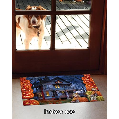 Tapete De Puerta De Otoño Spooky Manor 800268 De 18x30...