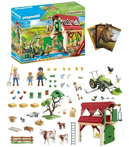 Granja Playmobil Cría de Animales 