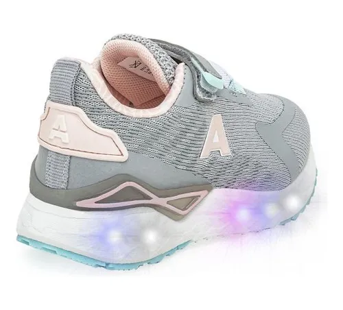 Zapatillas Addnice Velcro San Francisco Luces Infantil Niños