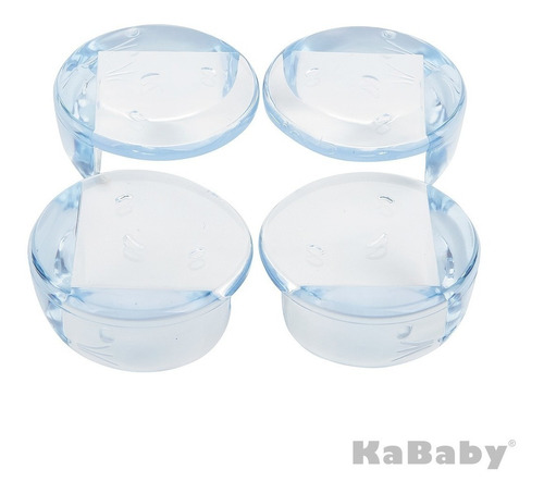 Kit 4 Protetores De Quina Moveis Arredondado Bebe Segurança Cor Transparente