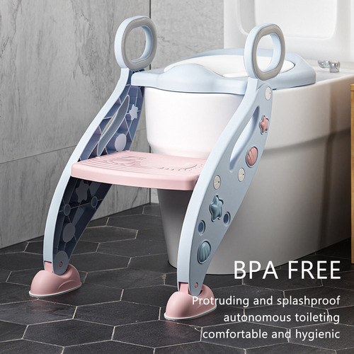 Escada Higiênica Dobrável E Confortável Para Banheiro Potty