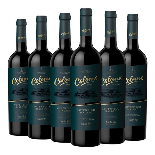 Vino Colomé Auténtico Malbec Caja X 6 X 750ml. --