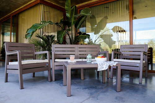 Imagen 4 de 10 de Set Jardin 2 Sillones + 1 Sillon Doble + 1 Mesa Voss2000