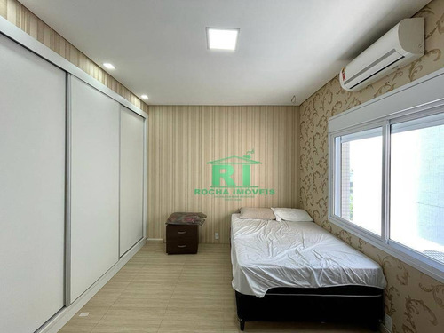 Imagem 15 de 30 de Apartamento Frente Mar, Reformado E Decorado, 3 Dormitórios Sendo 3 Suítes, 1 Vaga De Garagem, Pitangueiras, Guarujá/sp - Ap2743