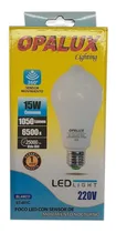 Comprar Foco Led Blanco 15w Con Sensor De Movimiento Opalux St-461c