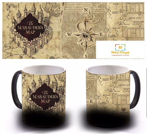 Mapa Merodeador Taza Magica Importada