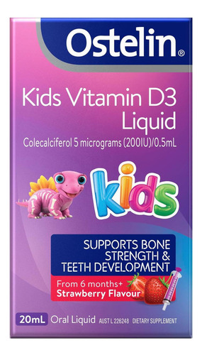 Vitamina D líquida Ostelin Kids 20 ml