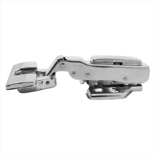 Kit 70 Dobradiça Easy Tn Click Curva Capa Parafuso Aço Inox