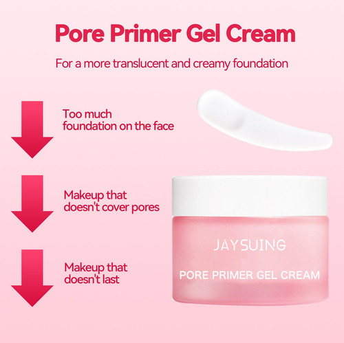 Crema Facial Base Para Poros, Poros Cerrados, Aplanada, Fáci