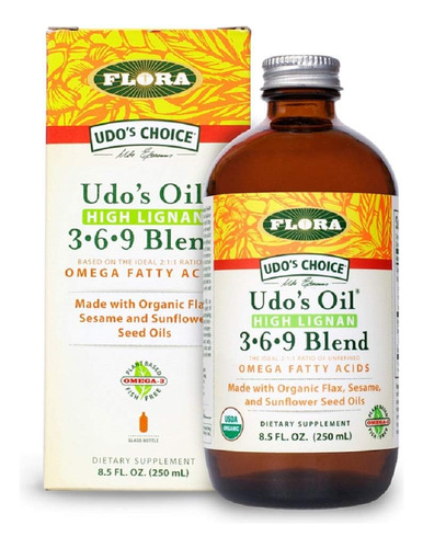 Suplemento Flora Udo's Oil, Mezcla Con Alto Contenido De Lig