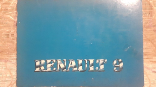 Manual De Utilizacion Y Mantenimiento - Renault 9