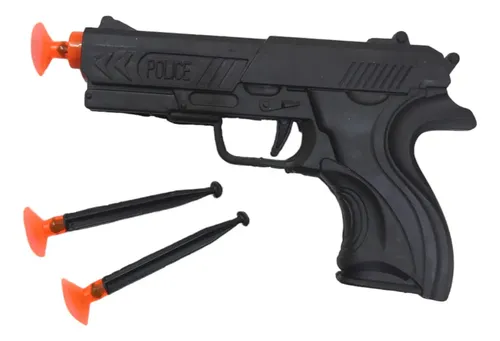 Boland - Pistola De Policía Con Sonido, Policía, Pistola De Juguete, Pistola Falsa, Disfraz, Carnaval, Disfraz De Fantasía