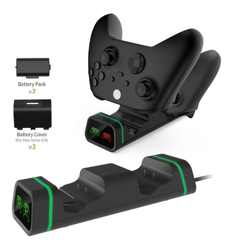 Base Cargadora + 2 Baterias Joystick Xbox Series X / S