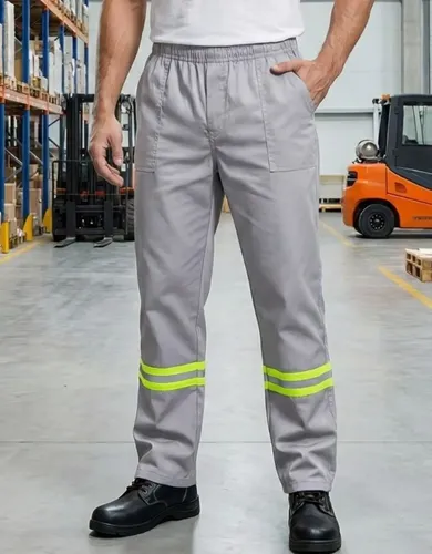 Calça Masculina De Brim Ideal Para Trabalho Uniforme
