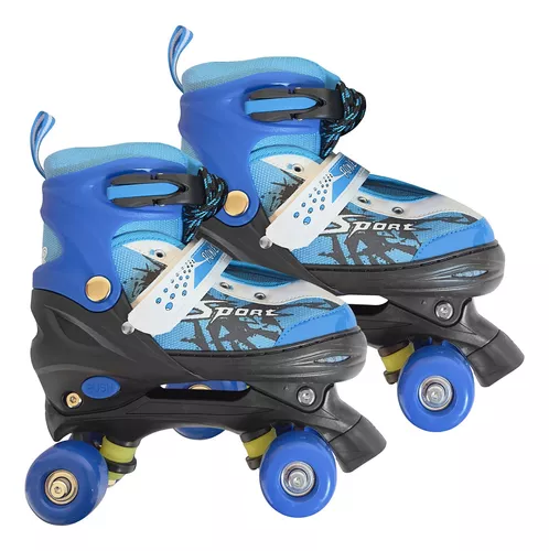 Patines De 4 Ruedas Ajustables Para Niños Principiantes