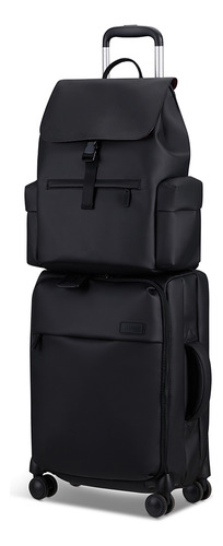 Mochila Lipault Lost In Berlin Cargo Mochila Black Color Negro