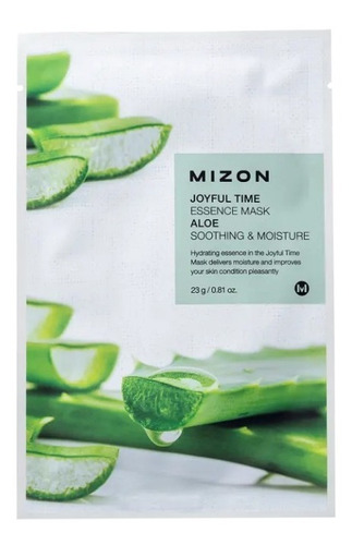 Mascarilla Facial Mizon Aloe X10 Calmante Hidratante