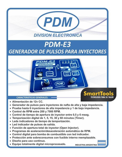 Generador De Pulsos Probador De 6 Inyectores Pdm E3