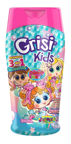 Shampoo 3 En 1 Grisi Kids Distroller Rosa 300 Ml.