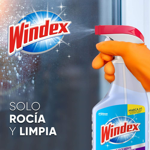 Windex Brillo Fácilmente Crystal Rain Fresh Scent Sin Amonia