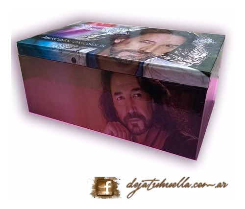 Imagen 2 de 6 de Marco Antonio Solis Caja De Madera Personalizada!!
