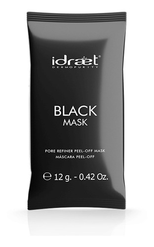 Black Mask Idraet Peel Off Elimina Puntos Negros Monodosis