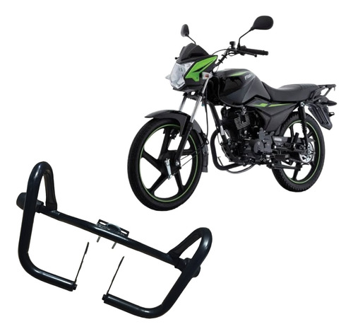 Slider Tipo Jaula Negro Moto Italika Ft 150 Ts