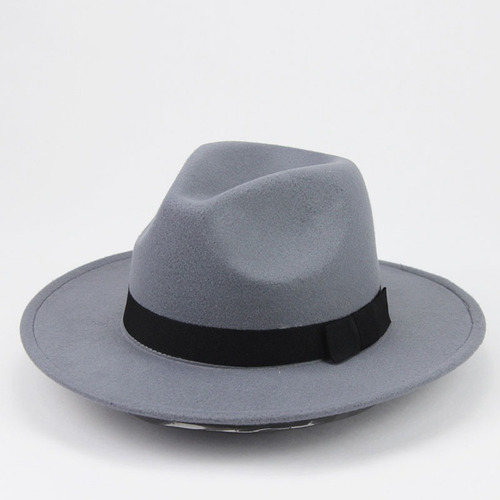 Sombrero De Bombín Simple Con Capó De Ala Ancha Estilo Panam