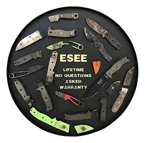 Esee Knives - Cuchillo De Hoja Fija 6p Con Funda De Polímero