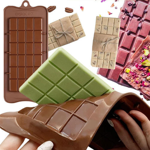 Molde De Silicona Antiadherente Para Chocolate