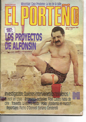 El Porteño 62 87 Alfonsin Cabaret Urss Ocampo Travestis Aira