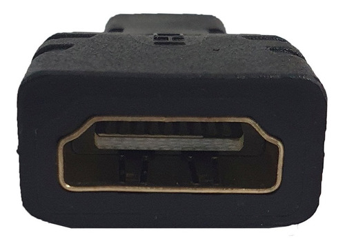 Imagem 3 de 5 de Adaptador Conector Hdmi Fêmea Para Micro Hdmi Macho