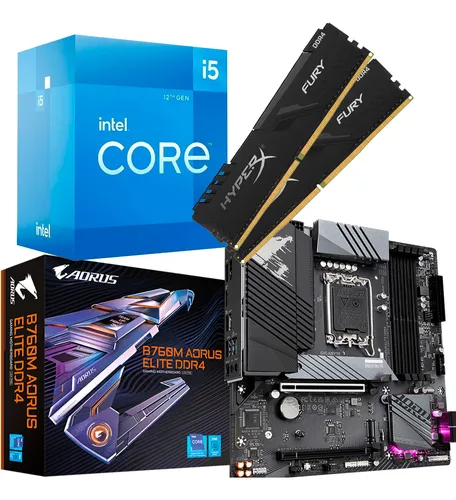 Kit Intel 13ª Geração I5 13600k B760m Aorus Elite 32gb Ddr4 Kit Intel 13ª Geração I5 13600k B760m Aorus Elite 32gb Ddr4