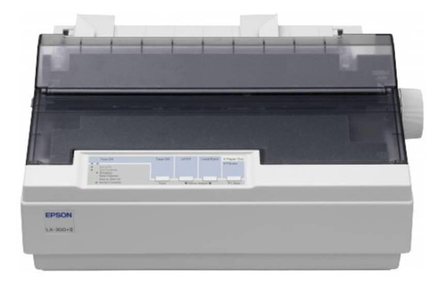 Impressora função única Epson LX Series LX-300+ cinza 220V