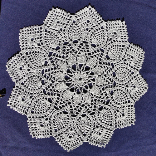Carpeta Crochet, 45 Cm Aprox. En Hilo Modelo 05