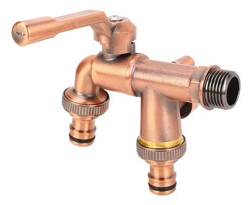 Grifo De Agua Para Exteriores, Doble Grifo, Entrada De 3/4 D