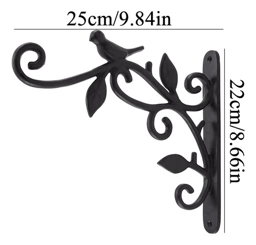 - Soporte For Cesta De Flores M Iron, Gancho For Colgar Flor