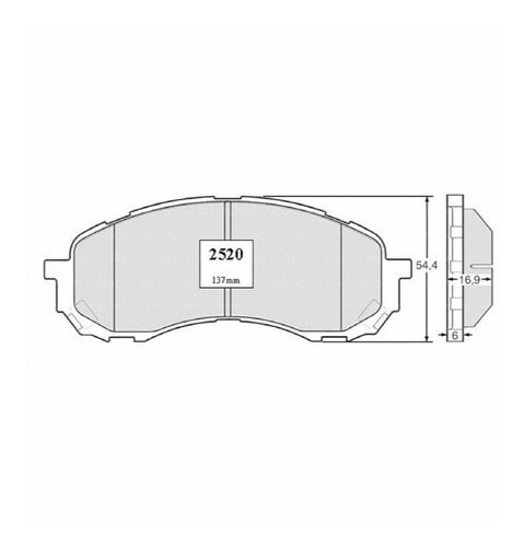 Pastillas Freno Subaru Impreza 1.5 Sedn 2012 El154 Ge3b