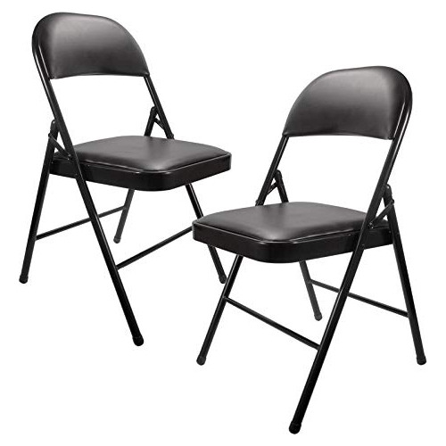 Sillas Plegables Asientos Acolchados, Juego De 2 Sillas...