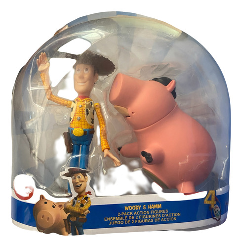 Set De 2 Muñecos Toy Story. Woody Y Hamm. Tocino